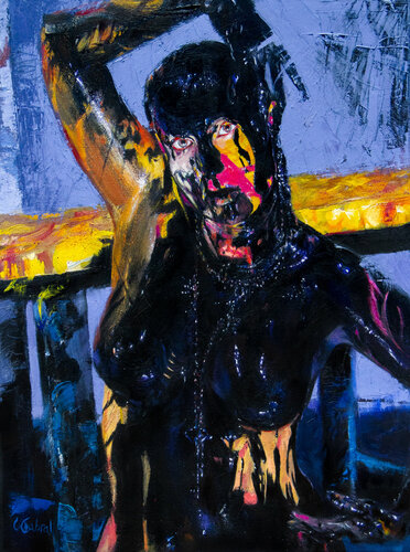 Surrender #18 par Wesley Cabral, Peinture en vente sur Singulart