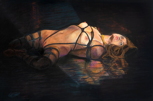 Awaiting de Wesley Cabral, Pintura a la venta en Singulart