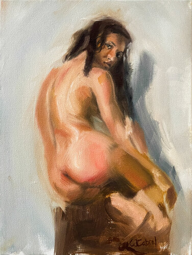 Untitled Figure par Wesley Cabral, Peinture en vente sur Singulart