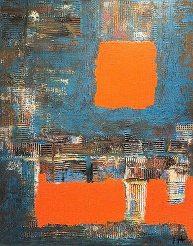 Fire Tide van Carsten Dülfer, Schilderij te koop op Singulart
