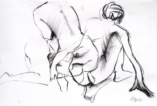 AKT Skizze by Anton Amort, Drawing for Sale on Singulart