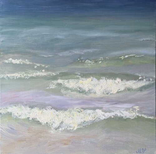 Ocean Waves 3 van Masha Voronovskaya, Schilderij te koop op Singulart