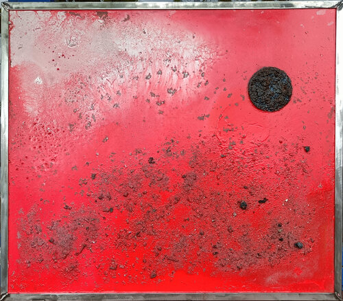 "Weltenbrand 24. Februr 2022" opus 1381-80-91 by Matthias Hürten, Painting for Sale on Singulart