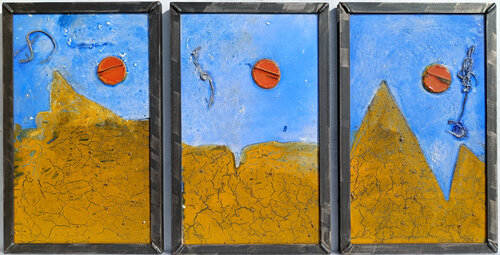 opus-0960ff-49-31 Triptychon by Matthias Hürten, Painting for Sale on Singulart