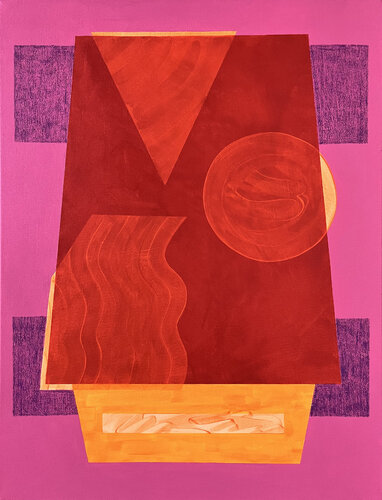 Three shapes di Karin Teren Langová, Pittura in vendita su Singulart