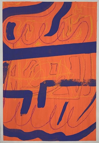 Letter from above von Karin Teren Langová, Malerei kaufen auf Singulart