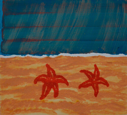 Starfish von Karin Teren Langová, Malerei kaufen auf Singulart