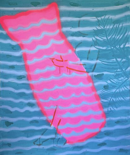 Mermaid di Karin Teren Langová, Pittura in vendita su Singulart