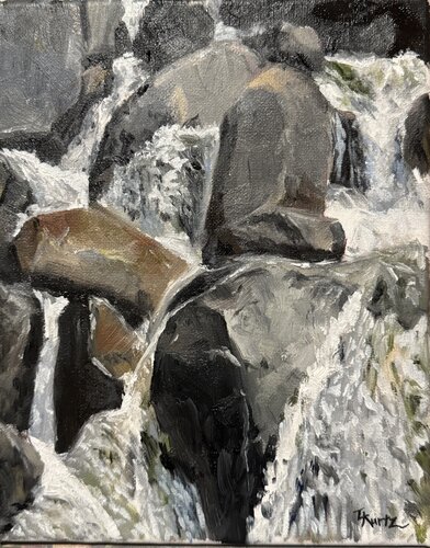Oil and Water by T Kurtz, Painting for Sale on Singulart