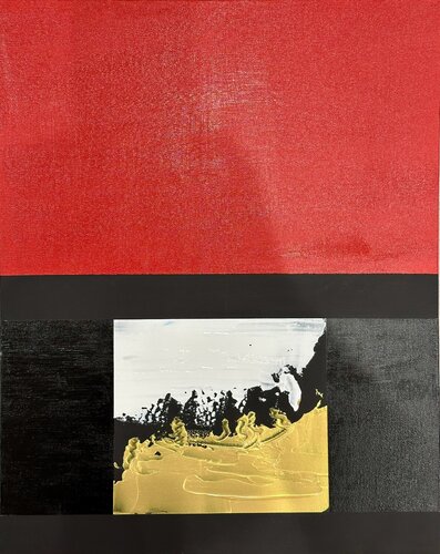 SOGLIA DEL COLORE I - ROSSO von Cosmo Ucciferri, Malerei kaufen auf Singulart