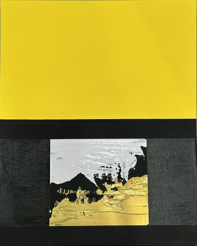 SOGLIA DEL COLORE II - GIALLO von Cosmo Ucciferri, Malerei kaufen auf Singulart