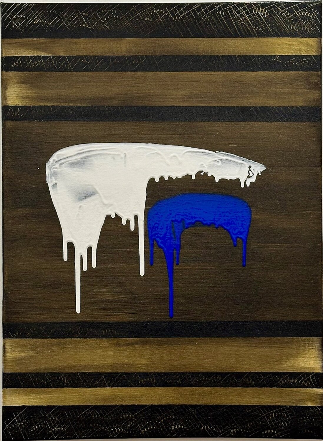 SOGLIA III - Bianco e blu Cosmo Ucciferri