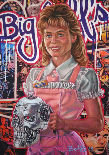 Sarah Connor von Ettore Bechis, Malerei kaufen auf Singulart