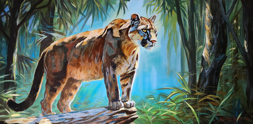 Spirit of the Swamp von Ettore Bechis, Malerei kaufen auf Singulart
