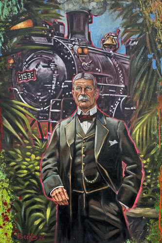 Rails of Progress von Ettore Bechis, Malerei kaufen auf Singulart