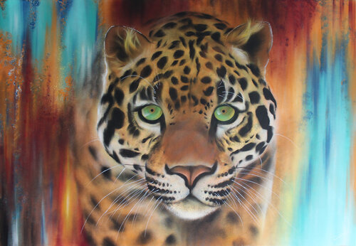 Jaguar van Lennart Lamoller, Schilderij te koop op Singulart