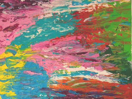 LE CHANT DE L'EAU van Maryse BLANC, Schilderij te koop op Singulart