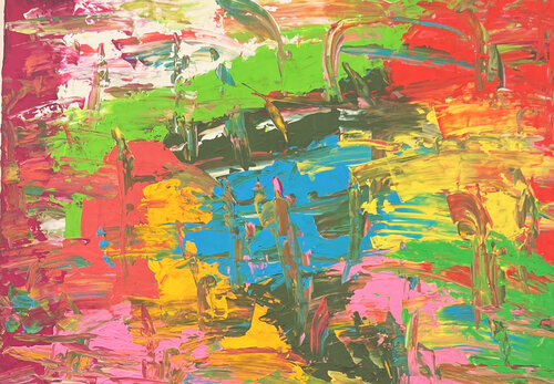 LE PLONGEOIR van Maryse BLANC, Schilderij te koop op Singulart