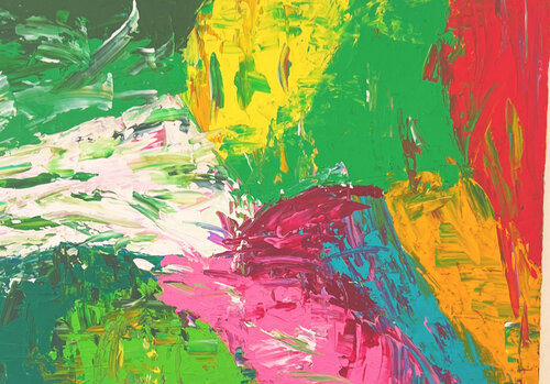 LE CHAMOIS DES ALPES par Maryse BLANC, Peinture en vente sur Singulart