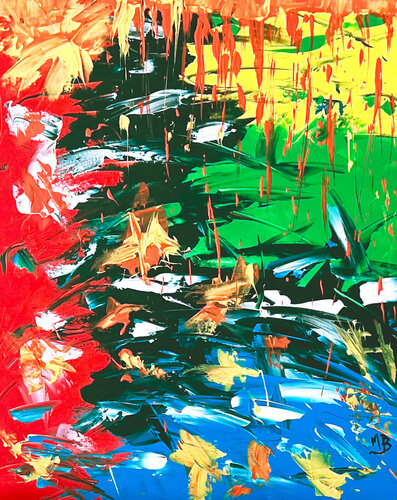 OCEAN by Maryse BLANC, Painting for Sale on Singulart