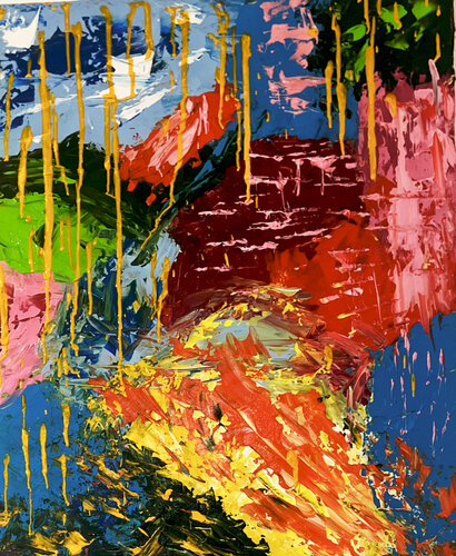 CALCUTTA by Maryse BLANC, Painting for Sale on Singulart
