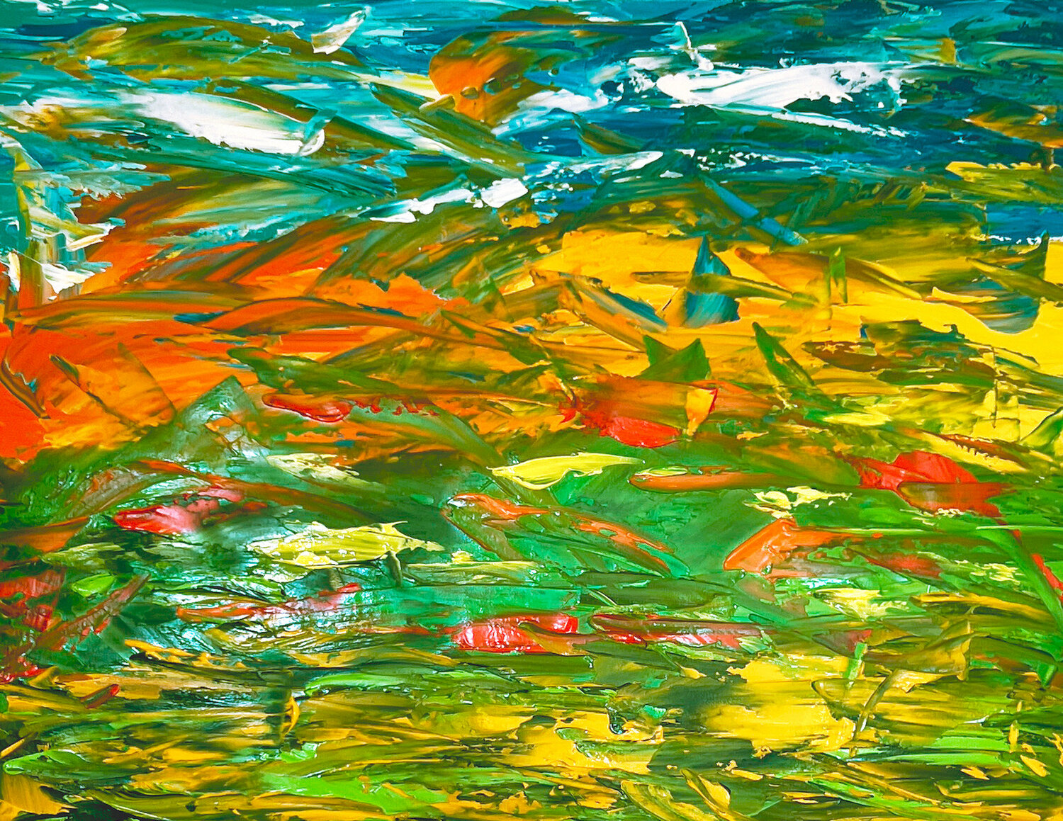 VALLEE DU VERCORS L'ETE Maryse BLANC Peinture originale à vendre