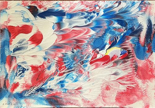 ABSTRACTO ACRILICO SOBRE PAPEL by Alberto Piret, Work on Paper for Sale on Singulart