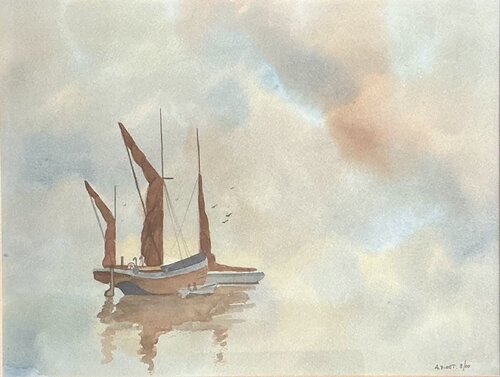 CALMA EN EL HORIZONTE de Alberto Piret, Pintura a la venta en Singulart