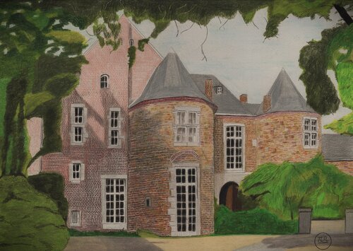 Le château d'Ordange di Pierre Bayet, Disegno in vendita su Singulart
