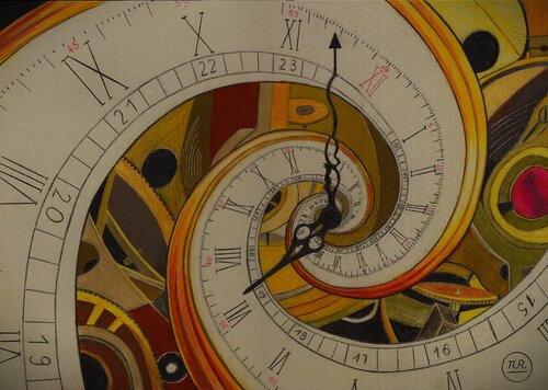 Horloge folle by Pierre Bayet, Drawing for Sale on Singulart