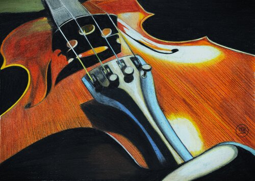 Violon by Pierre Bayet, 소묘 for Sale on Singulart