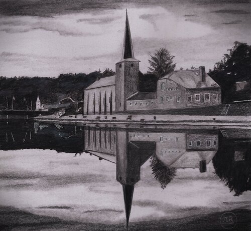 Reflets de Hotton par Pierre Bayet, Dessin en vente sur Singulart