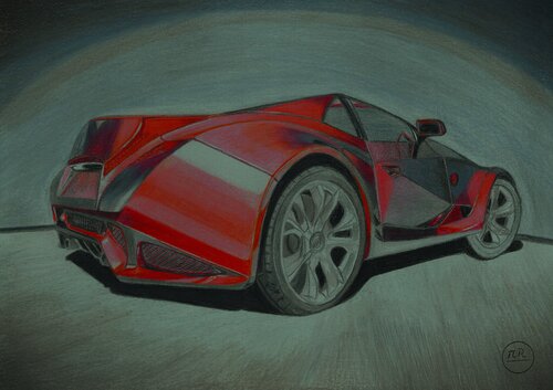 Furie écarlate von Pierre Bayet, Zeichnungen kaufen auf Singulart