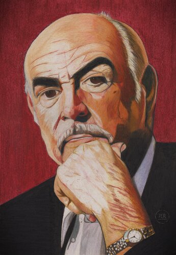 Sean Connery de Pierre Bayet, Dibujo a la venta en Singulart