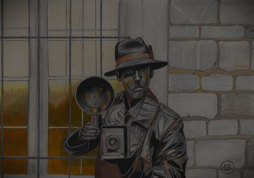 Le photographe by Pierre Bayet, 소묘 for Sale on Singulart
