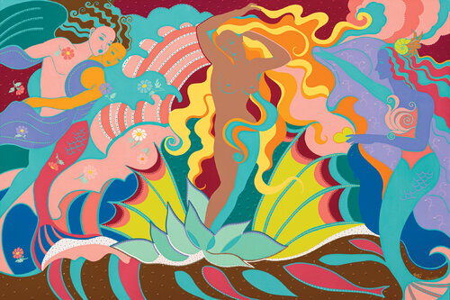 The Birth of a Modern Venus de Dejo Toyist, Pintura a la venta en Singulart