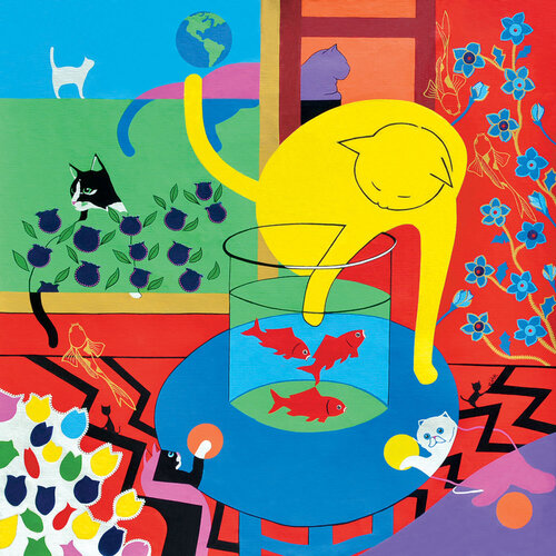 The Cat Who Saw The World de Dejo Toyist, Pintura a la venta en Singulart