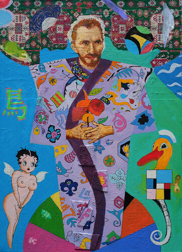 Kimono by Marek Kamieński, 絵画 for Sale on Singulart