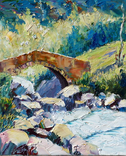Le pont des Oules van Bernard JANSON, Schilderij te koop op Singulart