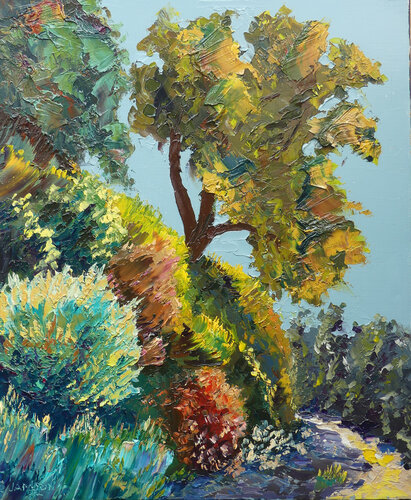 petit chemin von Bernard JANSON, Malerei kaufen auf Singulart