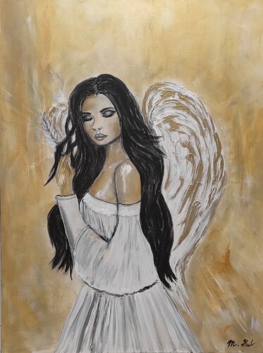 Angel von Martina Hubáčková, Malerei kaufen auf Singulart