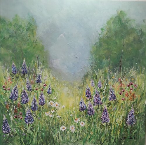 U lesa van Martina Hubáčková, Schilderij te koop op Singulart