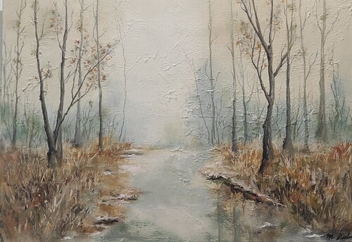 U vody di Martina Hubáčková, Pittura in vendita su Singulart