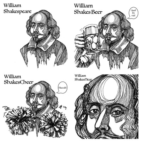 Shakespeare and then some by Kirsten Guerin, 기타 매체 for Sale on Singulart