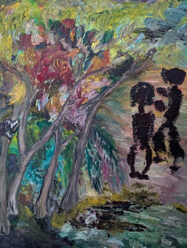La forêt von Léonie Lignereux, Malerei kaufen auf Singulart