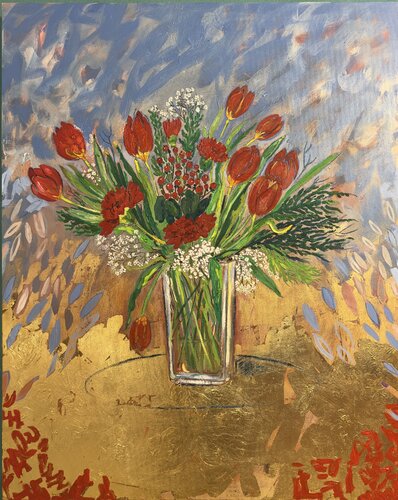 La fine è un nuovo inzio (Fiori di Emilia) von Sandra Rigali, Malerei kaufen auf Singulart