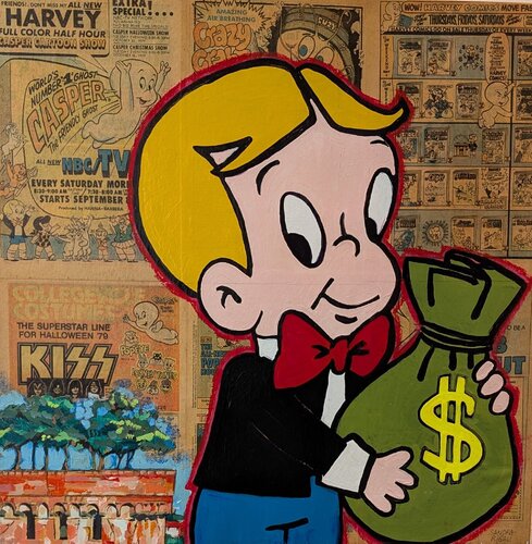 Richie Rich a Lucca von Sandra Rigali, Malerei kaufen auf Singulart