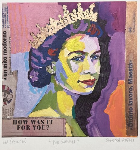 Pop Queen von Sandra Rigali, Druck kaufen auf Singulart