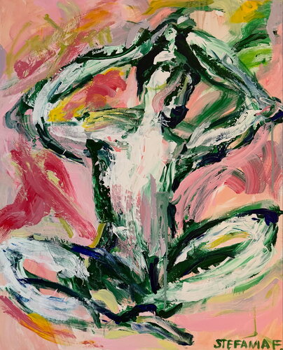 Meditation von Stefania Fiedler, Malerei kaufen auf Singulart