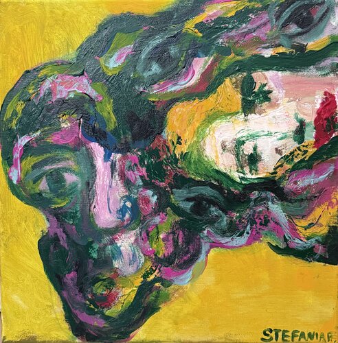 Assemblage Point von Stefania Fiedler, Malerei kaufen auf Singulart